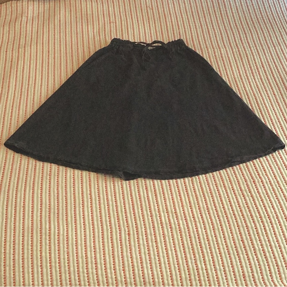 Vintage black A line skirt